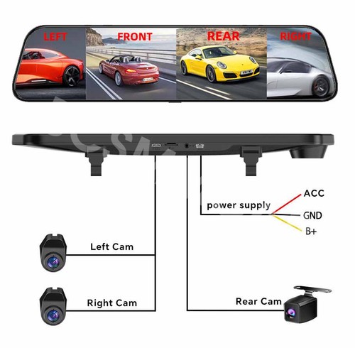 Dash cam 12in wifi - cam, hd
